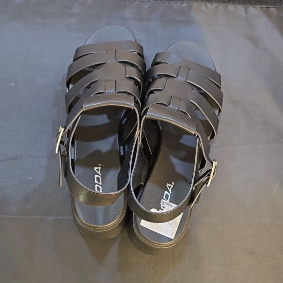 BRAND NEW SANDALS OPEN TOE FISHERMAN MULTI STRAP GLADIATOR PLATFORM SANDAL - Picture 8 of 16